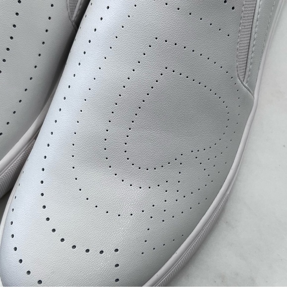 Kate Spade NEW Azores Slip-On Perforated Leather Sneakers Shoes White Size 7.5 - Picture 5 of 11